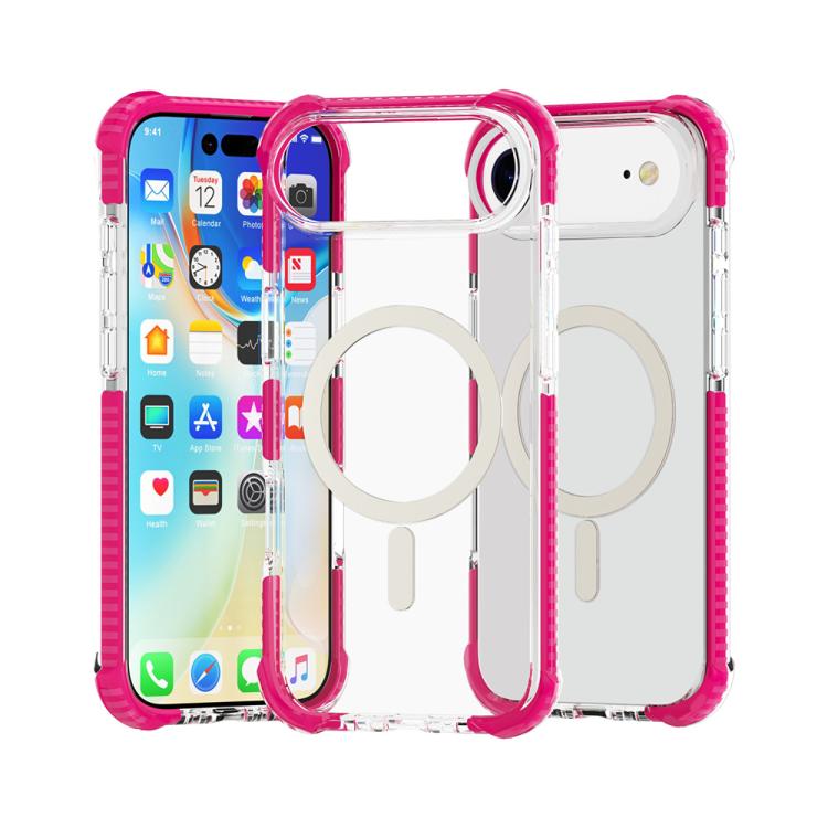 

For iPhone 17 Air Acrylic Magsafe Magnetic Shockproof Phone Case(Pink)