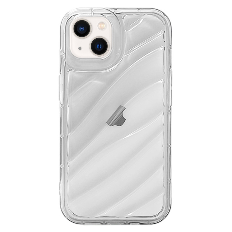 

For iPhone 14 Plus Waves TPU Phone Case(Transparent)
