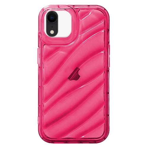 

For iPhone XR Waves TPU Phone Case(Red)