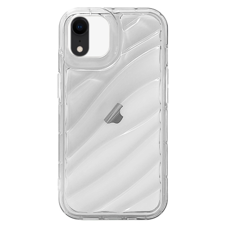

For iPhone XR Waves TPU Phone Case(Transparent)