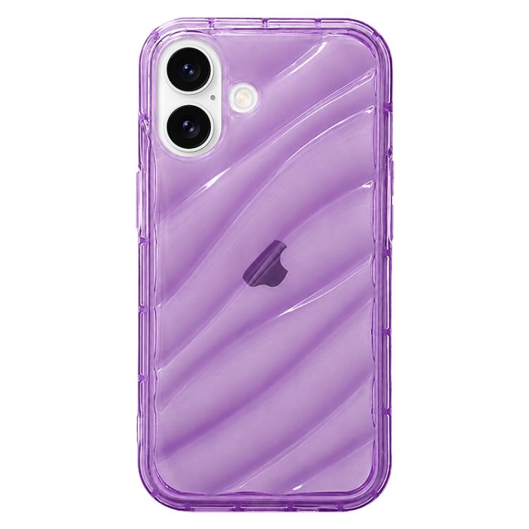 For iPhone 17 Waves TPU Phone Case(Purple) — купить у Sunsky-online WW