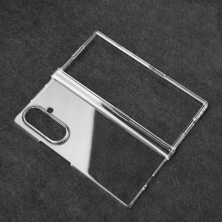 For Galaxy Z Fold8 5G 3 in 1 PC Transparent Shockproof Protective Phone Case(Transparent)