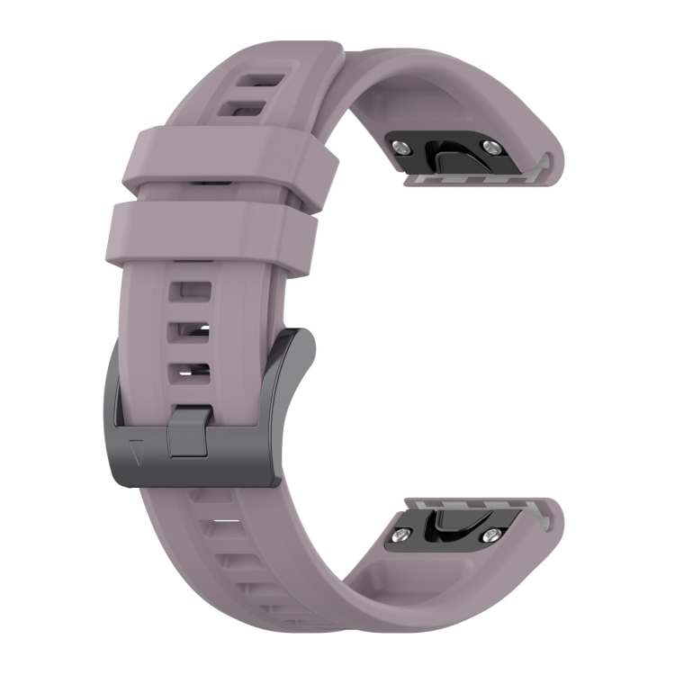 

For Garmin Instinct 2X Solar Solid Color Silicone Watch Band(Roland Purple)