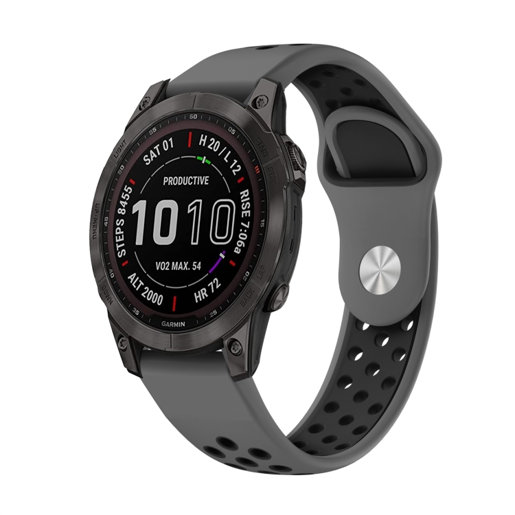 For Garmin Fenix Pro 47mm Sports Breathable Silicone Watch Band