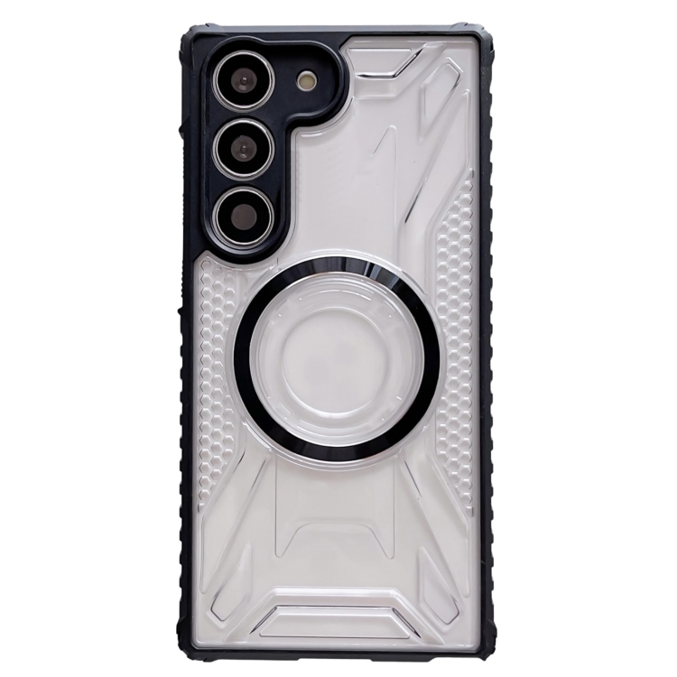 

For Samsung Galaxy S23 5G CD Texture Magsafe Phone Case(Black)