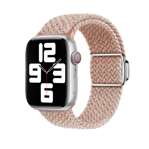 Per Apple Watch SE Cinturino per orologio con fibbia magnetica in nylon da  40 mm (Starlight