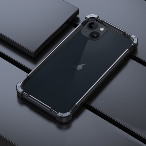 

For iPhone 14 Machinist Metal Phone Protective Frame(Black)