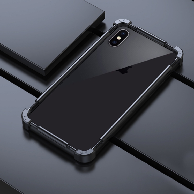 

For iPhone XS / X Machinist Metal Phone Protective Frame(Black)