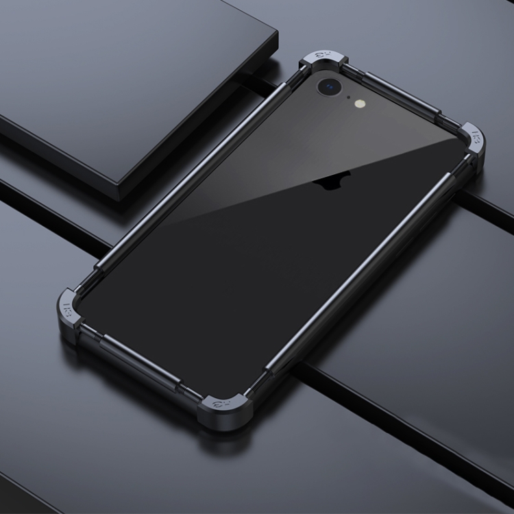 

For iPhone 8 / 7 Machinist Metal Phone Protective Frame(Black)