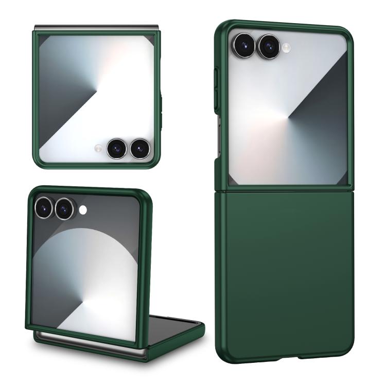 

For Samsung Galaxy Z Flip7 5G Armor Foldable Phone Case(Dark Green)