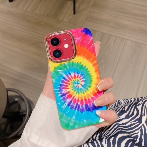 

For iPhone 11 Colorful Shell Texture Marble PC + TPU Phone Case(Colorful)