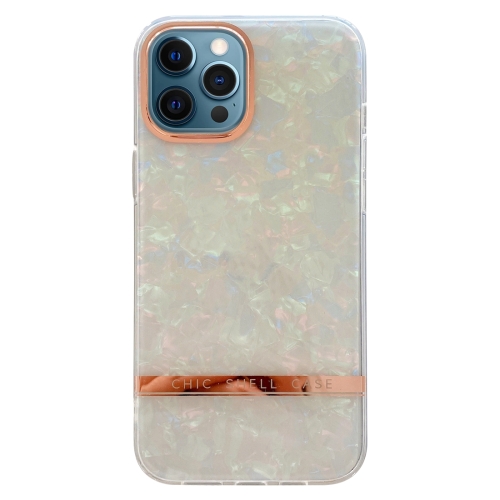 For iPhone 12 Pro Max Electroplating Shell Texture TPU Phone Case(Colorful)