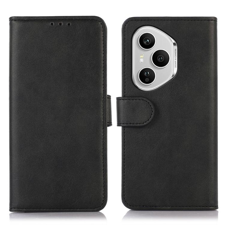 

For Honor 400 Pro Global 160.8mm Cow Texture Leather Phone Case(Black)