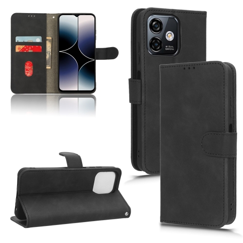 

For Ulefone Note 16 Pro Skin Feel Magnetic Flip Leather Phone Case(Black)