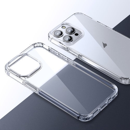 

For iPhone 15 Pro Ice Crystal Transparent PC + TPU Phone Case(Transparent)