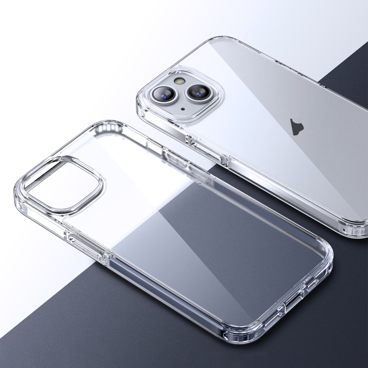 

For iPhone 15 Ice Crystal Transparent PC + TPU Phone Case(Transparent)