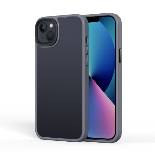 

For iPhone 15 Plus Frosted Back Shockproof Phone Case(Grey)
