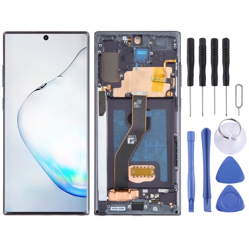 

For Samsung Galaxy Note10+ SM-N975 6.67 inch OLED LCD Screen Digitizer Full Assembly with Frame(Black)