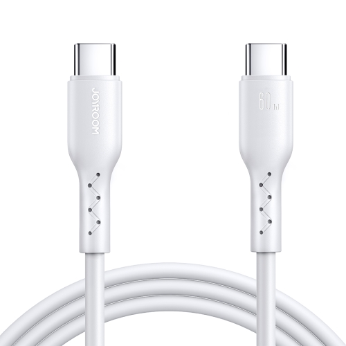 

JOYROOM SA26-CC3 Flash Charge Series 60W USB-C / Type-C to USB-C / Type-C Fast Charging Data Cable, Cable Length:1m(White)