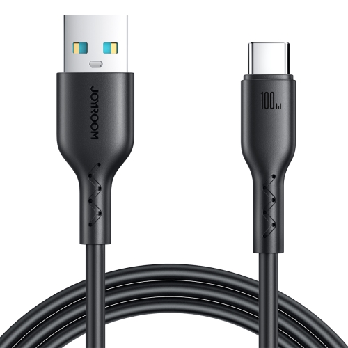 

JOYROOM SA26-AC6 Flash Charge Series 100W USB to USB-C / Type-C Fast Charging Data Cable, Cable Length:1m(Black)