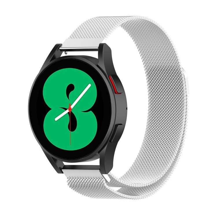 

For Huawei Watch 4 / 4 Pro Milan Magnetic Metal Watch Band(Silver)