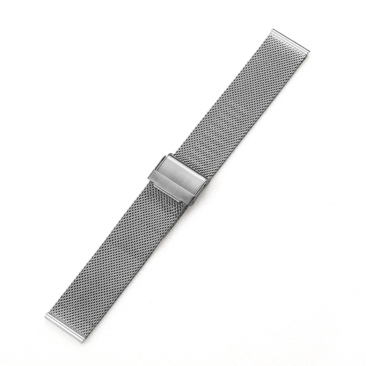 

For Huawei Watch 4 / 4 Pro Milan Steel Mesh Double Buckle Watch Band(Silver)