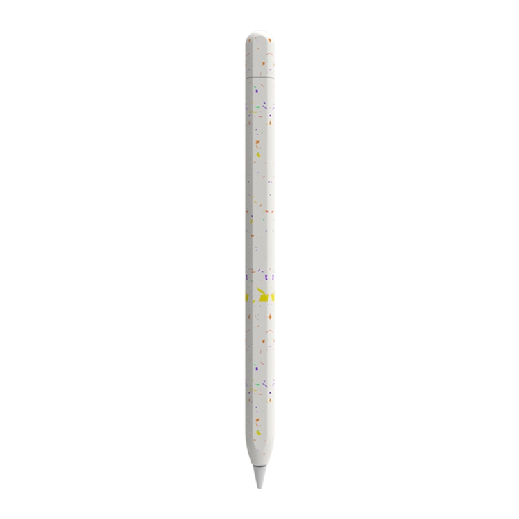 

For Apple Pencil 2 LOVE MEI Luminous Silicone Protective Pen Case(White)