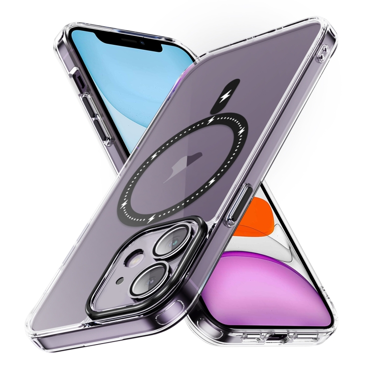 

For iPhone 11 Airbag Shockproof MagSafe Phone Case(Black)