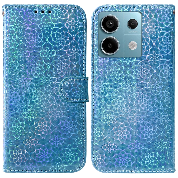 

For Xiaomi Redmi Note 13 Pro 5G Colorful Magnetic Buckle Leather Phone Case(Blue)