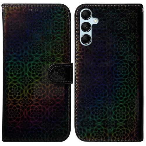 

For Samsung Galaxy M54 Colorful Magnetic Buckle Leather Phone Case(Black)