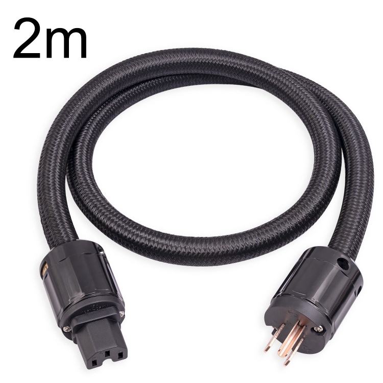 

3720 HiFi Audio Universal AC Power Cable US Plug, Length:2m