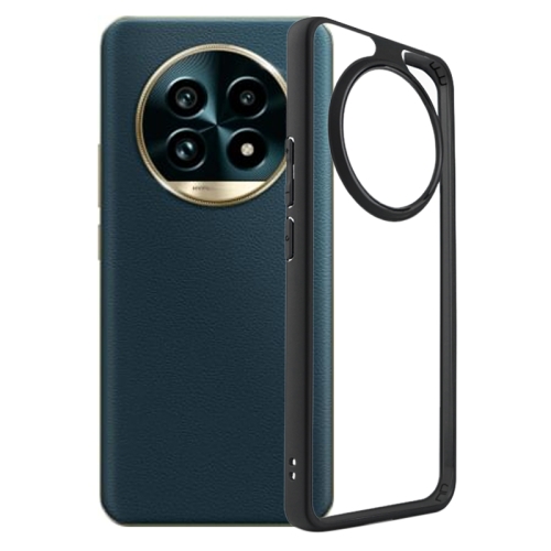 

For Realme 13 Pro / 13 Pro+ Frosted TPU + Transparent PC Phone Case(Black)