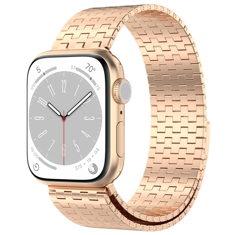 Stainless Steel Apple Watch 38mm Rose Gold Band For Apple