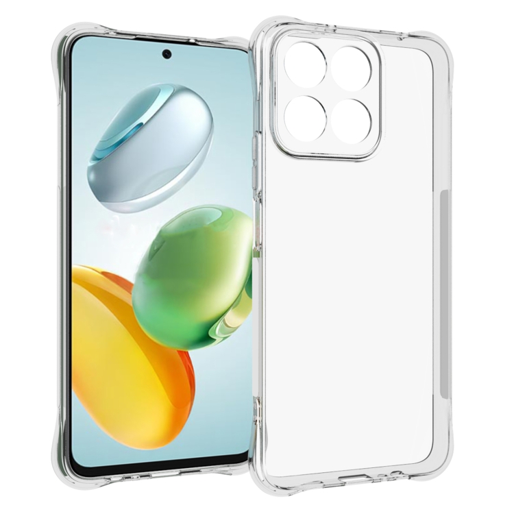 

For Honor 200 Smart Shockproof Non-slip Thickening TPU Phone Case(Transparent)