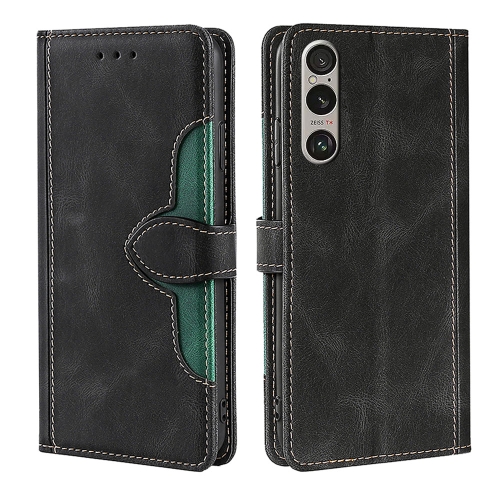 

For ZTE Anshin Family Skin Feel Magnetic Buckle Leather Phone Case(Black)