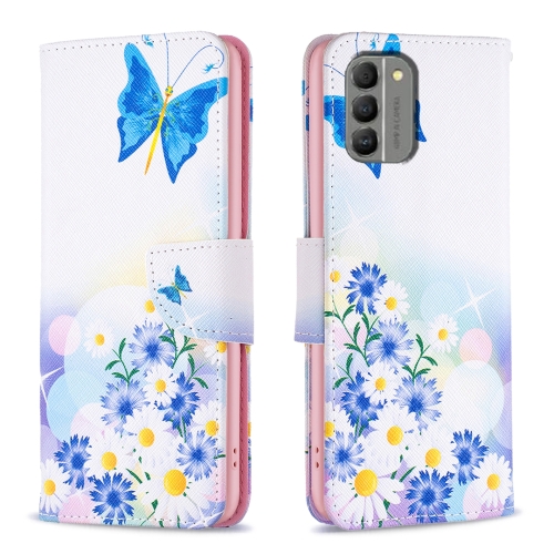 

For Nokia G310 Colored Drawing Pattern Leather Phone Case(Butterfly Love)