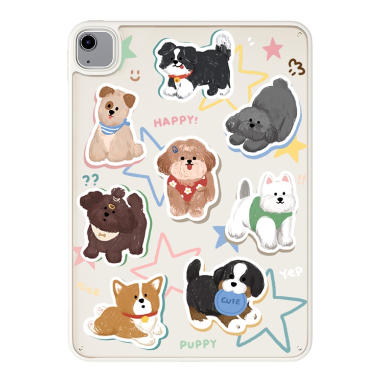 

For iPad Air 2022 / 2020 10.9 Painted Acrylic Tablet Case(Star Puppy)