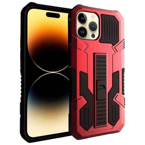 

For iPhone 15 Pro Vanguard Warrior All Inclusive Double-color Phone Case(Red)