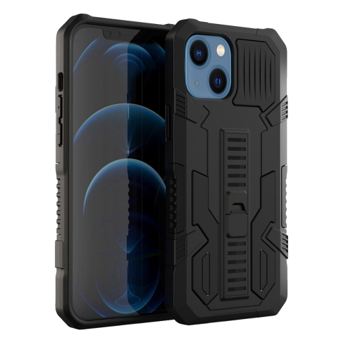 

For iPhone 15 Plus Vanguard Warrior All Inclusive Double-color Phone Case(Black)