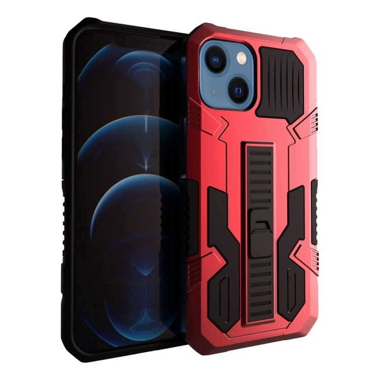 

For iPhone 15 Vanguard Warrior All Inclusive Double-color Phone Case(Red)
