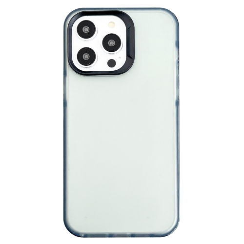 

For iPhone 12 Pro 2 in 1 Frosted TPU Phone Case(Transparent Black)