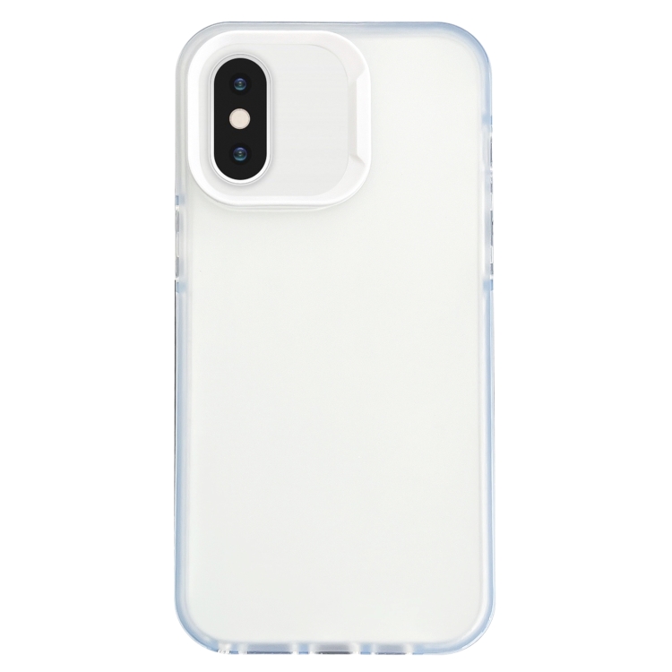 

For iPhone XS Max 2 in 1 Frosted TPU Phone Case(Transparent)