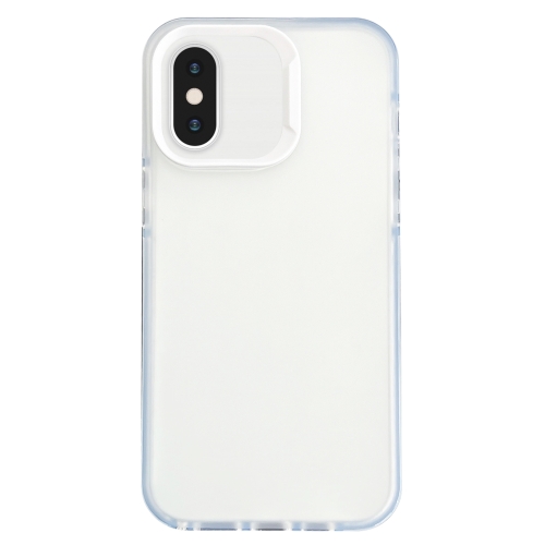 

For iPhone XS / X 2 in 1 Frosted TPU Phone Case(Transparent)