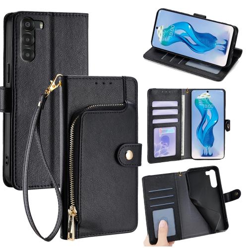 

For ZTE nubia S 5G A403ZT Zipper Bag Leather Phone Case(Black)