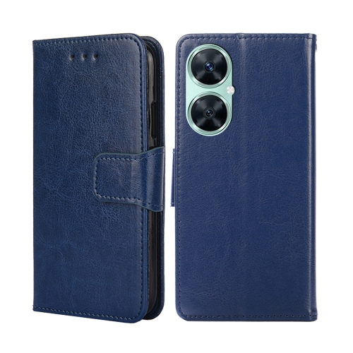 

For Huawei Enjoy 60 Pro / nova 11i Crystal Texture Leather Phone Case(Royal Blue)