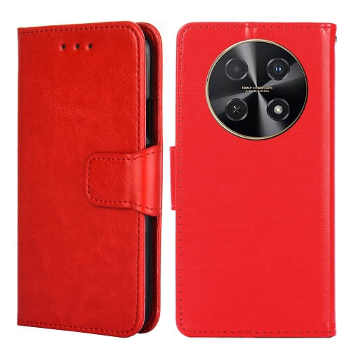 

For Huawei nova 12i 4G Crystal Texture Leather Phone Case(Red)