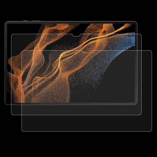 For Samsung Galaxy Tab S9 Ultra 2pcs 9H 0.3mm Explosion-proof Tempered Glass Film защитный экран red line для amazfit gtr 42mm tempered glass ут000022758
