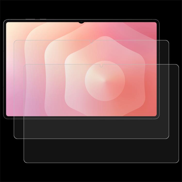 For Galaxy Tab S12+ 12.4 inch 2pcs 9H 0.3mm Explosion-proof Tempered Glass Film