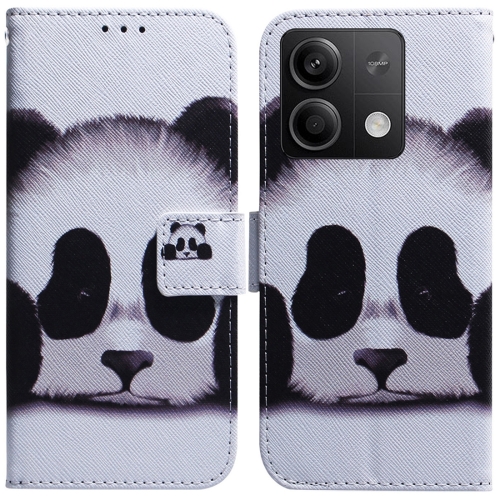 

For Xiaomi Redmi Note 13 5G Coloured Drawing Flip Leather Phone Case(Panda)