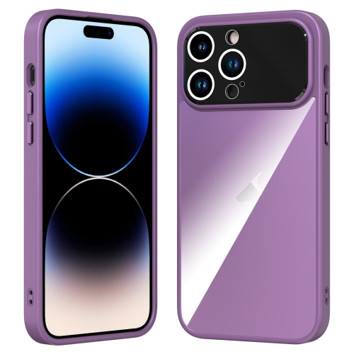 

For iPhone 15 Pro Large Window Acrylic + TPU Phone Case(Night Purple)